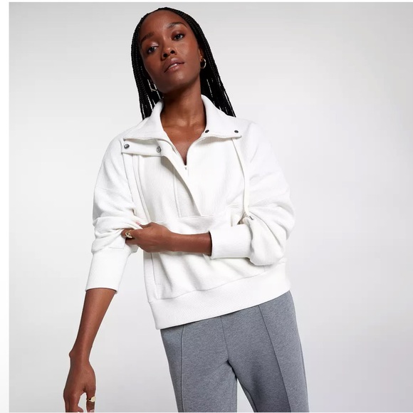 CALIA by Carrie Underwood ottoman half zip L - Picture 9 of 9